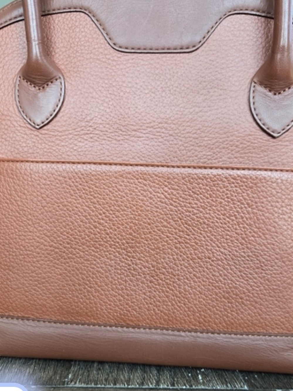 Burberry Brown Leather Tote Bag - Picture 2 of 5
